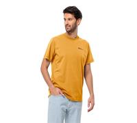 Jack Wolfskin Essential T M Camiseta, Mustard, Hombre