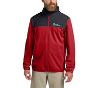 Jack Wolfskin Feldberg Hoody M Chaqueta Softshell, Adrenaline Red, XX-Large Hombres