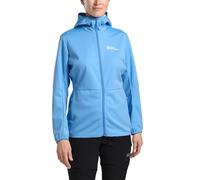 Jack Wolfskin Feldberg Hoody W Chaqueta Softshell, Mediados Azul, Extra-Large Mujeres