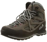 Jack Wolfskin Force Crest Texapore Mid W, Zapatillas para Caminar Mujer, Tarmac Grey Pink 1, 42 EU