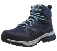 Jack Wolfskin Force Striker Texapore Mid W, Zapatos al Aire Libre Mujer, Dark Blue/Light Blue, 38 EU
