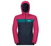 Jack Wolfskin Four Lakes Jacket Kids Abrigo, Night Blue, 104 Unisexo