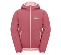 Jack Wolfskin Fourwinds-Chaqueta Infantil Softshell, Rosa, 140 cm para Niñas
