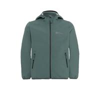 Jack Wolfskin Fourwinds Jacket Kids Chaqueta Softshell, Jade Verde, 104 Unisex niños