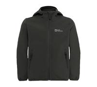 Jack Wolfskin - FOURWINDS JACKET KIDS, Chaqueta softshell niños unisex, granite black,