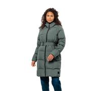 Jack Wolfskin Frozen Lake Coat W Abrigo de plumón, Verde De La Pizarra, S para Mujer