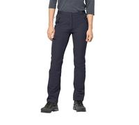 Jack Wolfskin Geigelstein W Pantalones de Senderismo Softshell, Grafito, 18 para Mujer