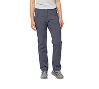 Jack Wolfskin Glastal W Pantalones de Senderismo, Mujer, Delfín, 44