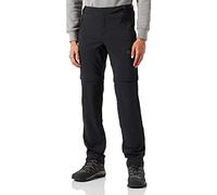 Jack Wolfskin Glastal Zip Off M Pantalones para Senderismo, Hombre, Negro, 46