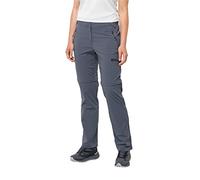 Jack Wolfskin Glastal Zip Off W Pantalones para Senderismo, Mujer, Delfín, 38
