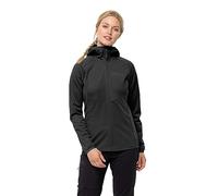 Jack Wolfskin Go Hike Softshell W Chaqueta, Negro, XS Mujer, Negro, XS