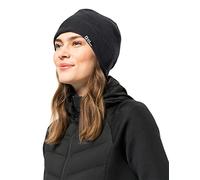 Jack Wolfskin Gorro Kaskaden Boina, Negro, Talla única Unisex Adulto