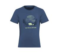 Jack Wolfskin Graphic Cotton T Kids Camiseta, Print Evening Sky, 152 Unisex niños