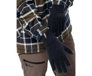 Jack Wolfskin Guante unisex Rib Glove, Night Blue, M, azul noche (night blue), M