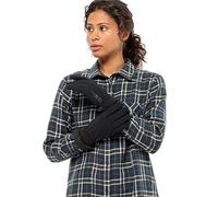 Jack Wolfskin Guantes para mujer Highloft, color negro, XS, Negro, XS