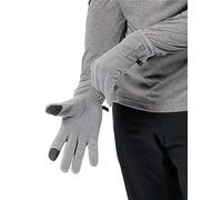 Jack Wolfskin Guantes unisex REAL Stuff Glove, gris pizarra, XL, gris (slate grey), XL