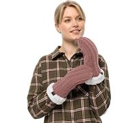 Jack Wolfskin High Loft - Guantes de punto para mujer, talla S, Afterglow, S