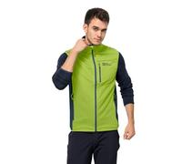 Jack Wolfskin Highest Peak Vest M - Chaleco para Hombre, Verde Fresco, S, Verde (Fresh Green), S