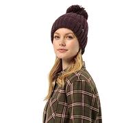 Jack Wolfskin Highloft Gorro de Punto para Mujer, Boysenberry, S, Boysenberry, S