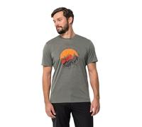 Jack Wolfskin Hiking S/S T M - Camiseta de Manga Corta, Gecko Green, XXL para Hombre, Verde Fluorescente, XXL