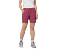 Jack Wolfskin Hilltop Trail - Pantalón Corto para Mujer, Color Rojo sangría, Talla 34, Rojo Sangría, 34