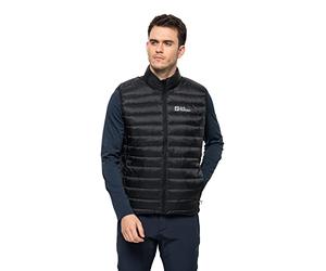 Jack Wolfskin Hombres Pack and Baje con Gilet - Negro - XL