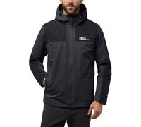 JACK WOLFSKIN Chaqueta de montaña 'JASPER' grafito / negro, Talla L