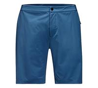 Jack Wolfskin Jwp Pantalones Cortos de Senderismo para Hombre, de Secado Rápido, Azul Índigo, XL