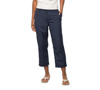 Jack Wolfskin Kalahari 7/8 Pants W Pantalón de Vestir, Mujer, Azul Noche (Night Blue), 38
