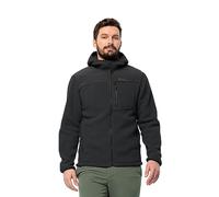 Jack Wolfskin Kammweg-Pila FZ M Chaqueta de Forro Polar, Verde Oscuro, Hombre