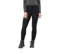 Jack Wolfskin Kammweg Tights W, Negro, XS Mujer, Negro, XS