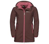 Jack Wolfskin Kissekat Coat Girls - Abrigo Softshell, frambuesa, 8-9 años, unisex para niños, frambuesa, 8-9 años