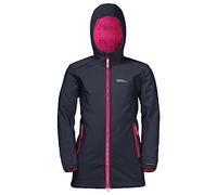 Jack Wolfskin KISSEKAT COAT GIRLS, Abrigo Unisexo, Night Blue,