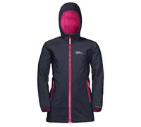 Jack Wolfskin KISSEKAT COAT GIRLS, Abrigo Unisexo, Night Blue,