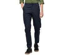 Jack Wolfskin Lakeside Trip Pants M - Pantalones de Ocio para Hombre, Azul Noche (Night Blue), 52