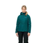 Jack Wolfskin Lapawa Ins Sudadera con capucha W Chaqueta, Verde Agua, M Mujer, verde aguamarina, M