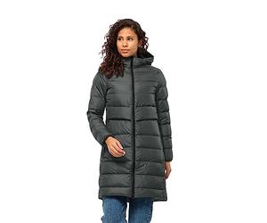 Jack Wolfskin Lenauplatz Coat W - Abrigo de plumón, color verde pizarra, XXL para mujer, Verde pizarra, XXL