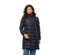 Jack Wolfskin Lenauplatz Coat W Pluma, Azul Noche, S Mujer, azul oscuro, S