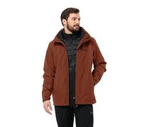 Jack Wolfskin Luntal 3 en 1 Chaqueta, Rosa, XL Hombre, rosa, XL