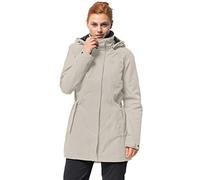 Jack Wolfskin Madison Avenue - Abrigo para Mujer, Mujer, Abrigo, 1107732-6260004, Dusty Grey, Large