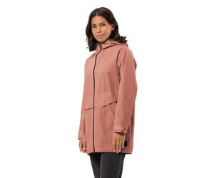 Jack Wolfskin Mainkai Long JKT W Chaqueta, Arena Storm, XXL Mujer, Arena tormenta., XXL