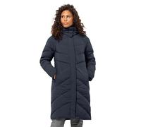 Jack Wolfskin Marienplatz Abrigo de Vestir, Azul Claro, Medium para Mujer