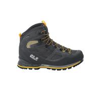 Jack Wolfskin Men's Force Crest Texapore Mid M Walking Shoe, Black Burly Yellow Xt, 47 EU