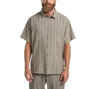 Jack Wolfskin Meseta Shirt M Camisa, Check Stone, Hombres