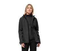 Jack Wolfskin Moonrise 3 en 1 chaqueta a prueba de viento - Negro - S