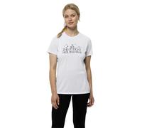 Jack Wolfskin Morobbia Camiseta, Nube Blanca, M para Mujer