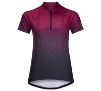 Jack Wolfskin Morobbia Hz Print T W - Camiseta de Manga Corta, Color Rojo sangría, s para Mujer, Rojo Sangría, S