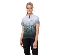 Jack Wolfskin Morobbia Hz Print T W Camiseta de Manga Corta para Mujer, White Cloud All Over, XS, Nube Blanca por Todas Partes, XS