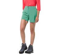 Jack Wolfskin Mujer JWP Shorts W Pantalones Cortos, Pacific Green, Large