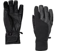 Jack Wolfskin, Night Hawk, Guantes A Prueba De Viento Softshell, Negro 6000, M, Unisex-Adulto